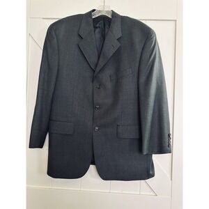 Lauren Ralph Lauren Men's Dark Gray Wool Cashmere Blend Blazer Size 42S‎